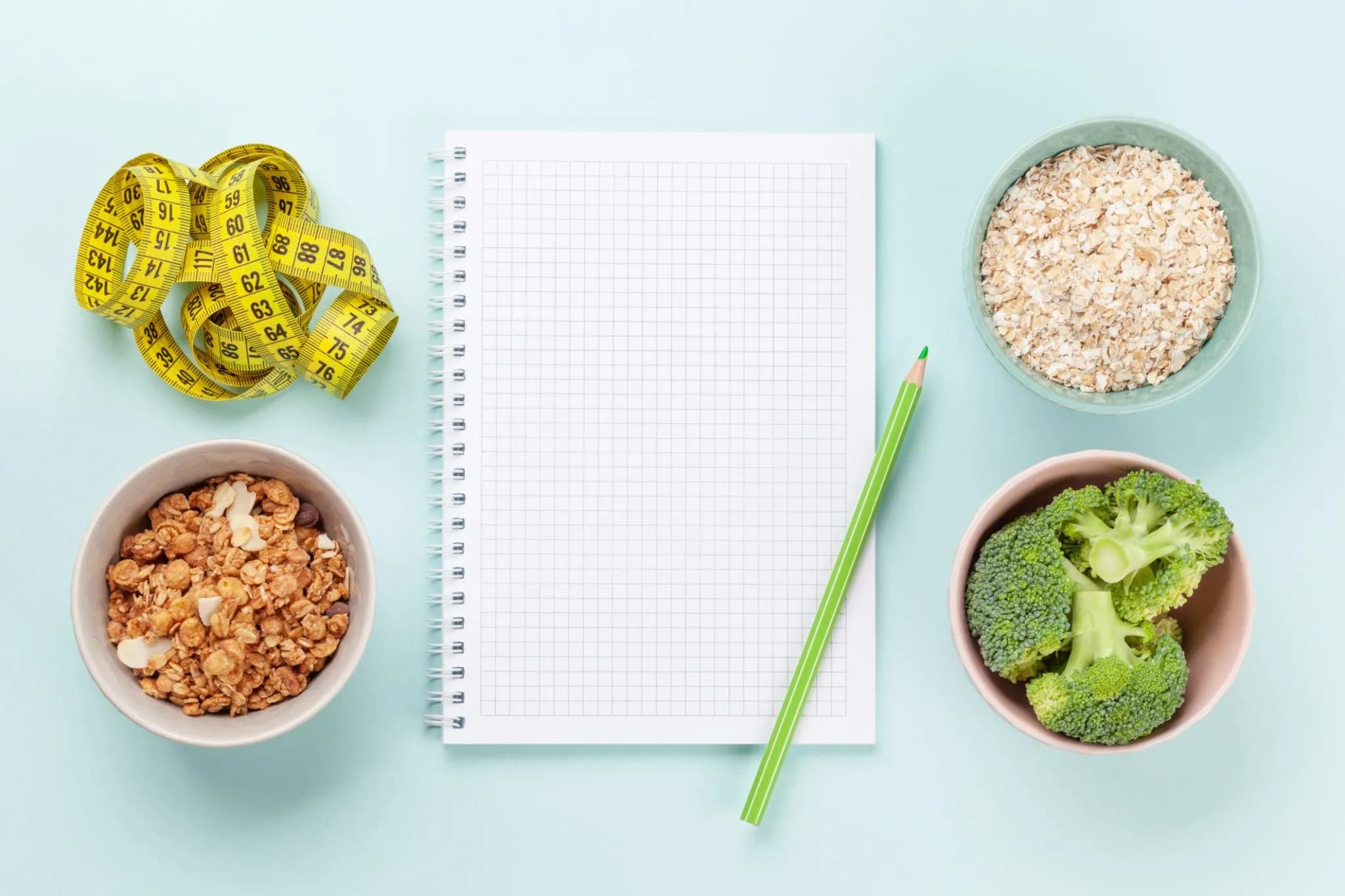 Healthy balanced meal with vegetables — pairing Mounjaro KwikPen treatment with nutrition and lifestyle habits