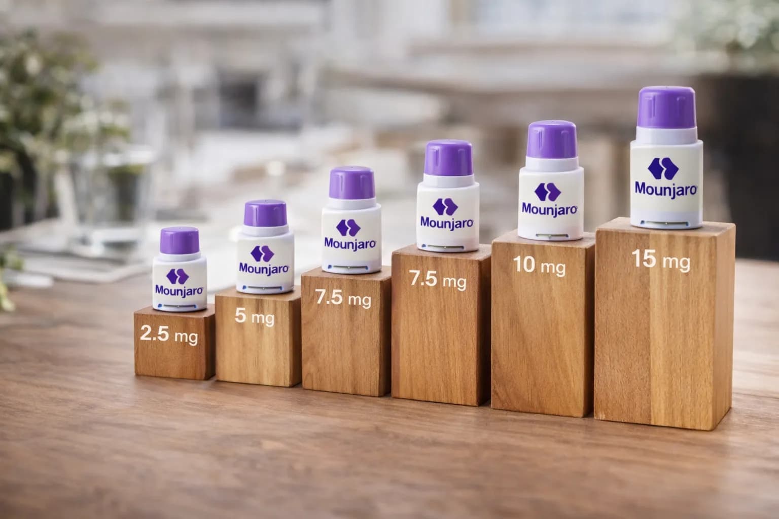 Mounjaro dosage titration and weight loss dose stages