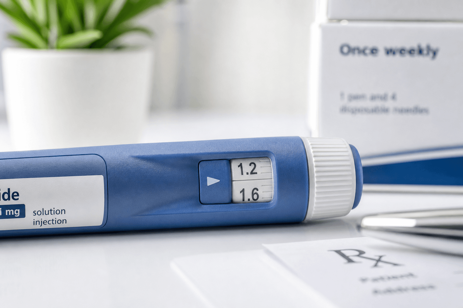 An illustrative guide detailing Mounjaro KwikPen clicks and dose titration configurations