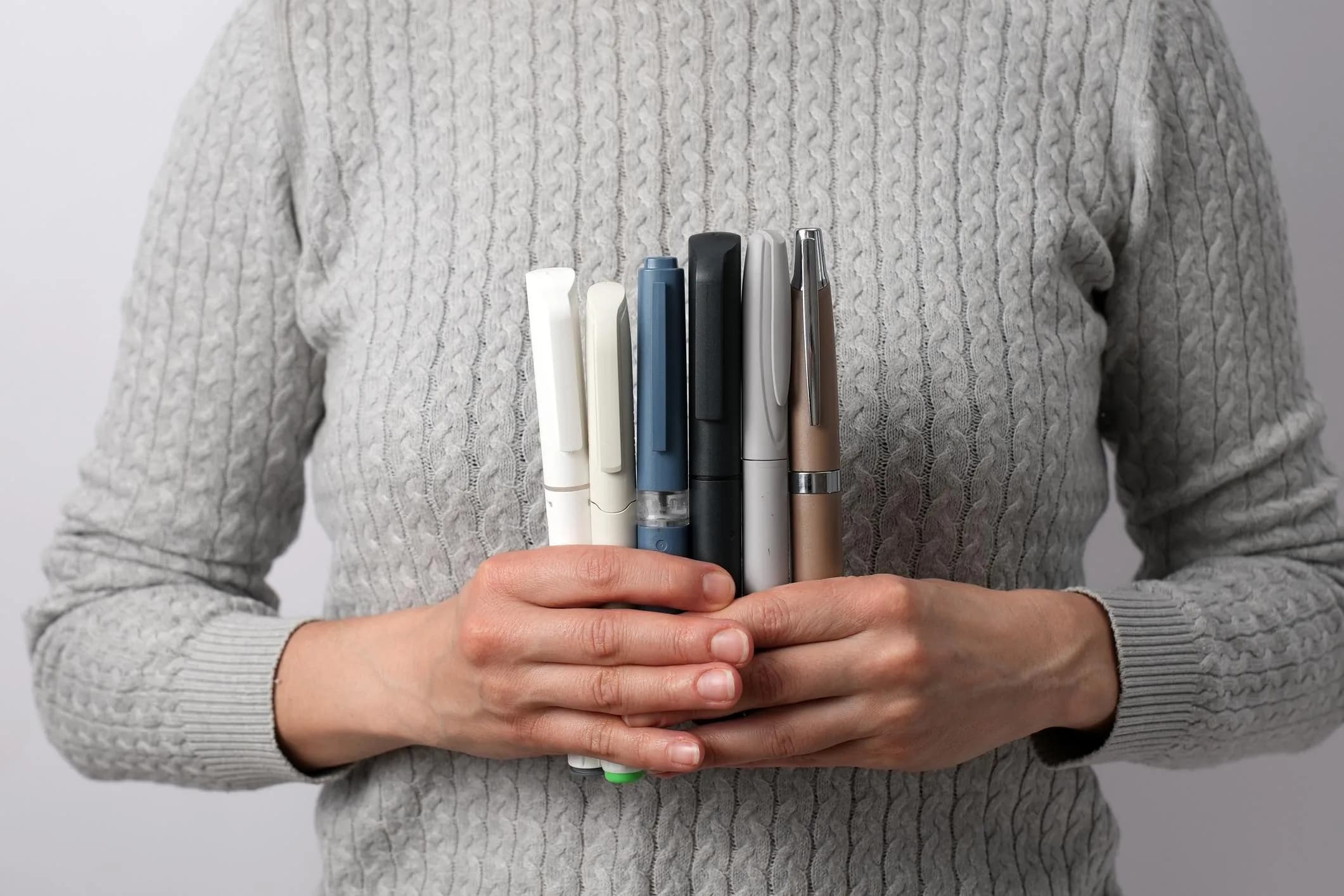 Mounjaro KwikPen and Wegovy pens — weekly GLP-1 injections compared