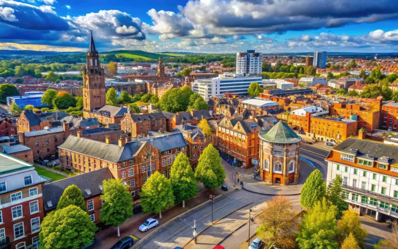 Wolverhampton, UK — city photograph