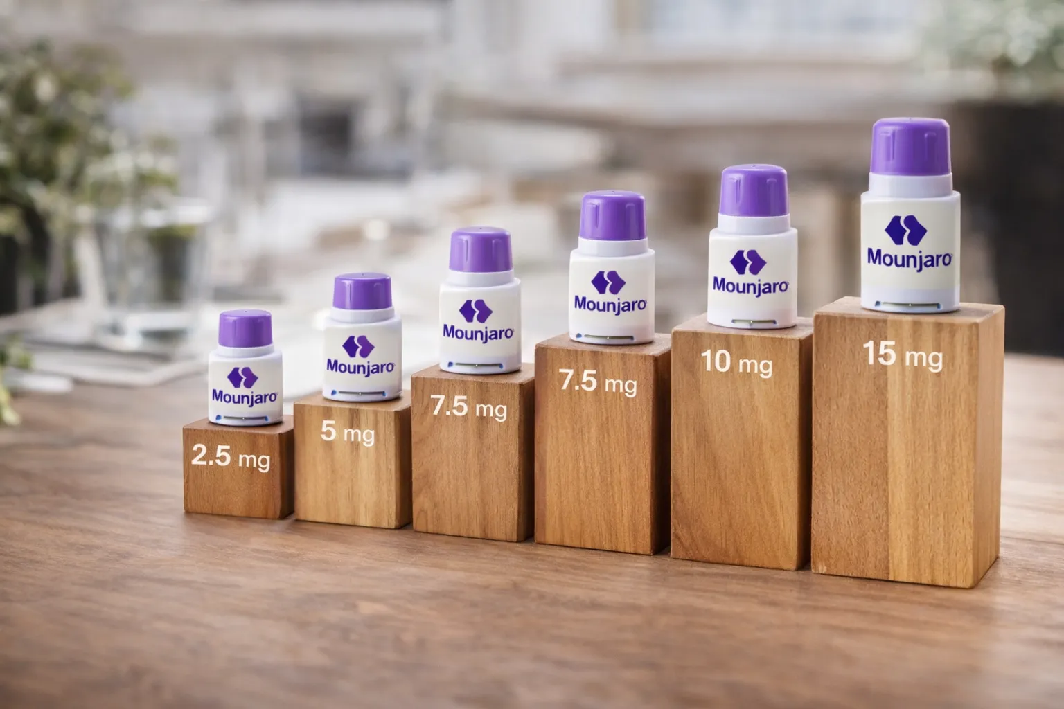 Mounjaro dosage titration and weight loss dose stages