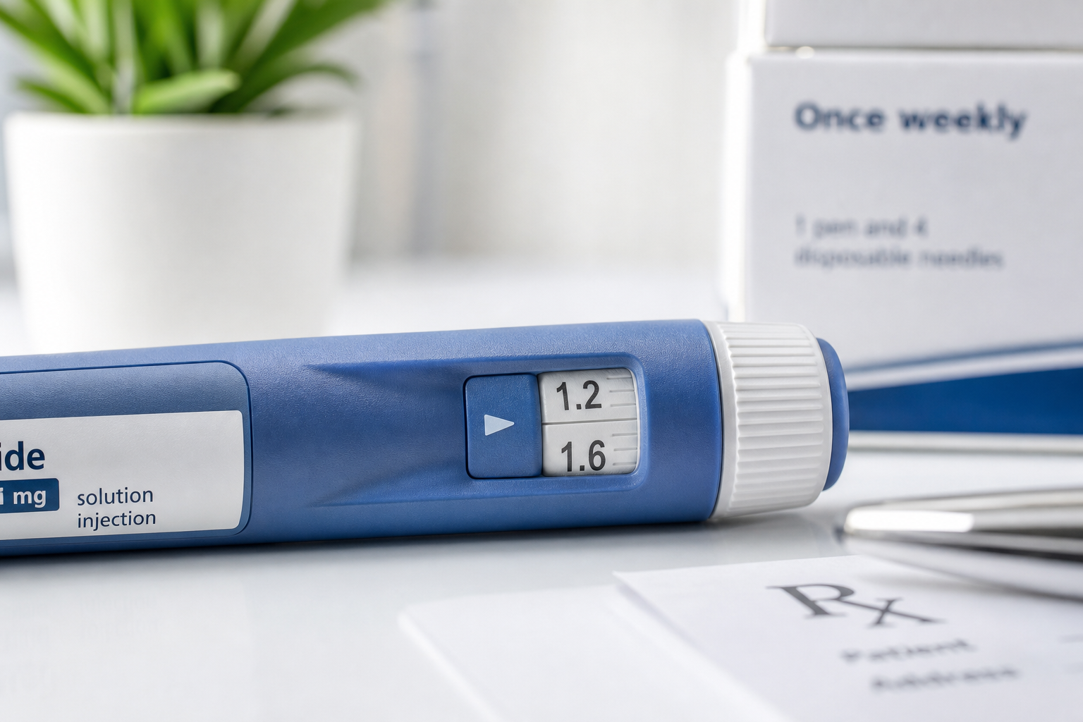 An illustrative guide detailing Mounjaro KwikPen clicks and dose titration configurations
