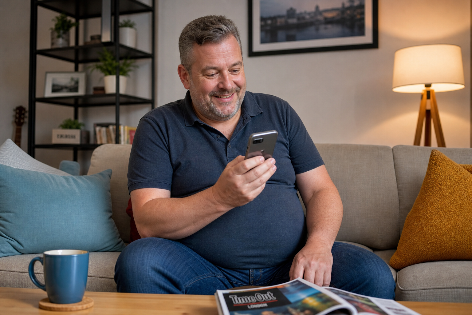UK woman checking reputable weight loss treatment price comparisons on her tablet at home